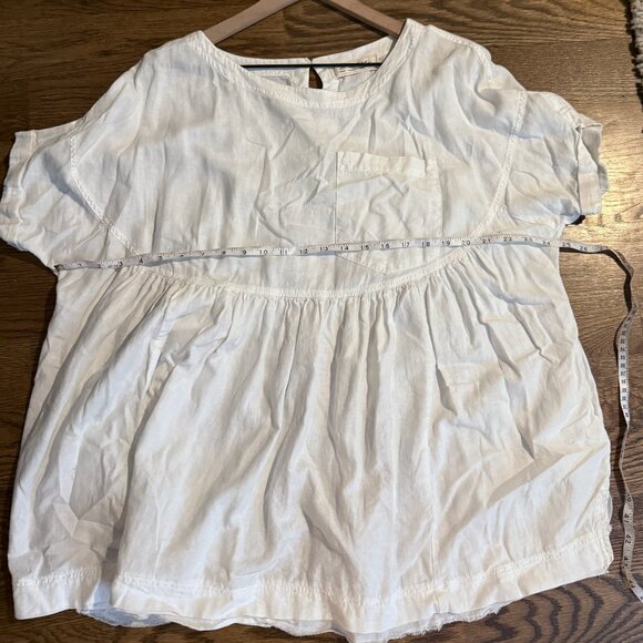 Free People | We the Free Moon City Linen Top | Size Medium | EUC - Picture 4 of 9